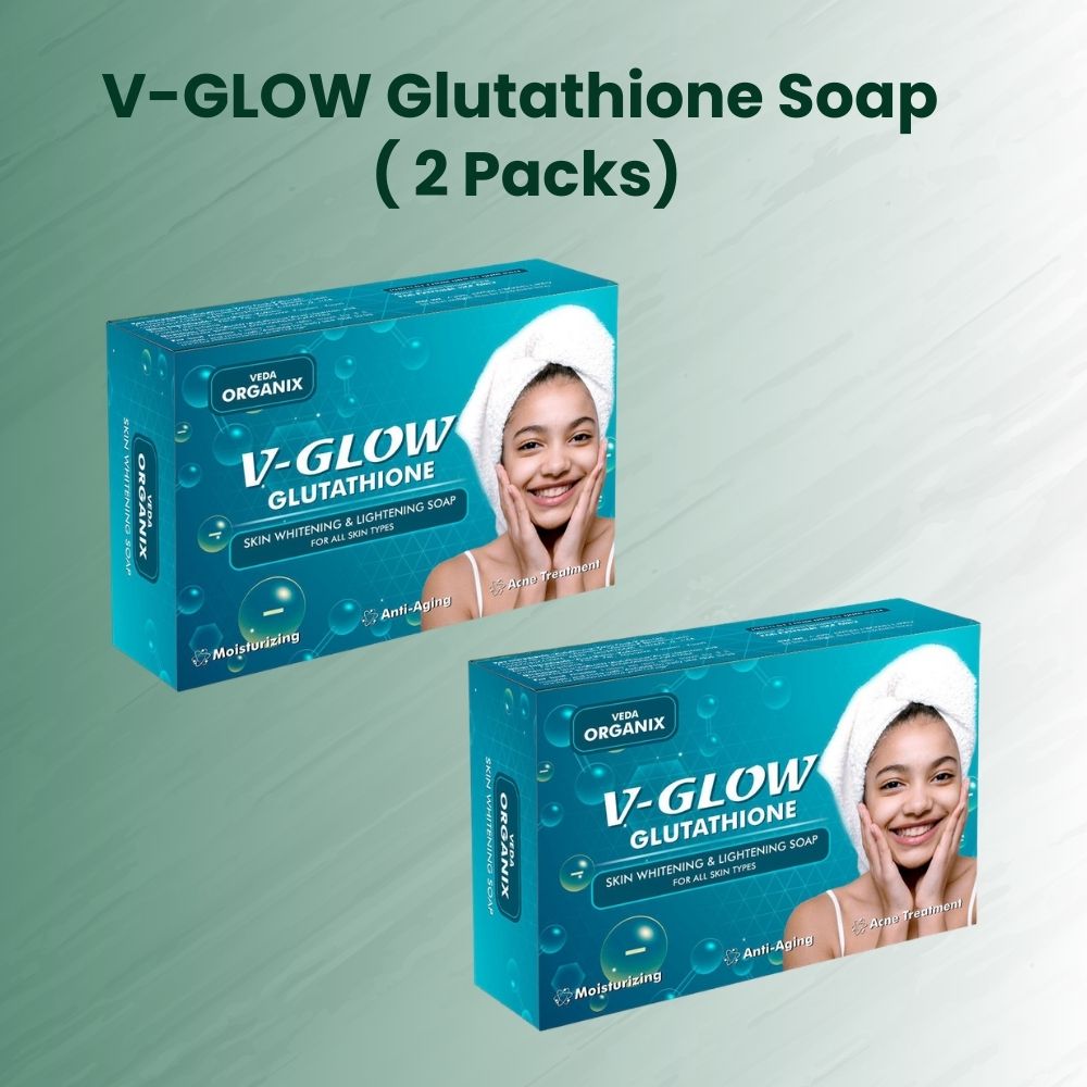 V-GLOW Glutathione Soap ( 2 Packs)