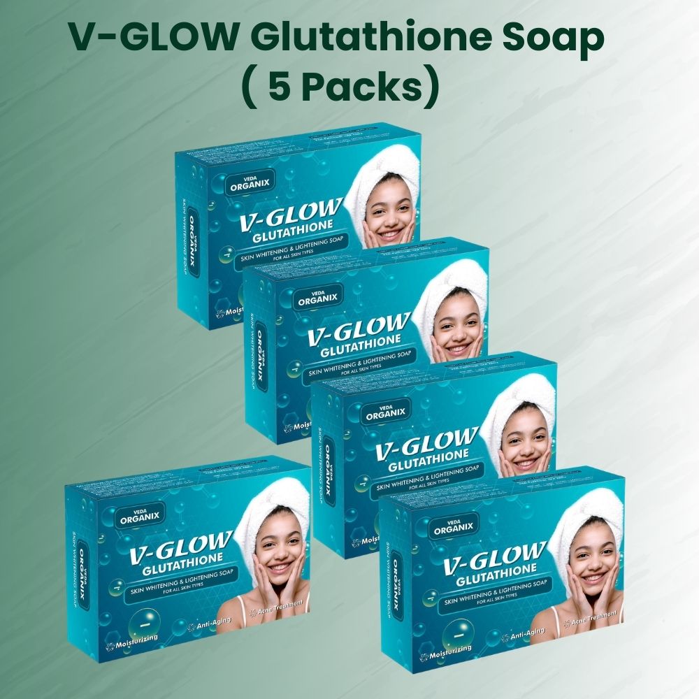 V-GLOW Glutathione Soap ( 5 Packs)