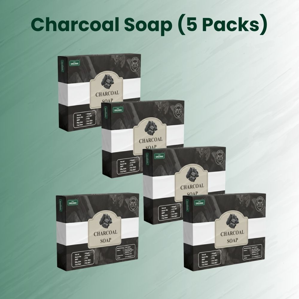 Charcoal Soap (5 Packs)