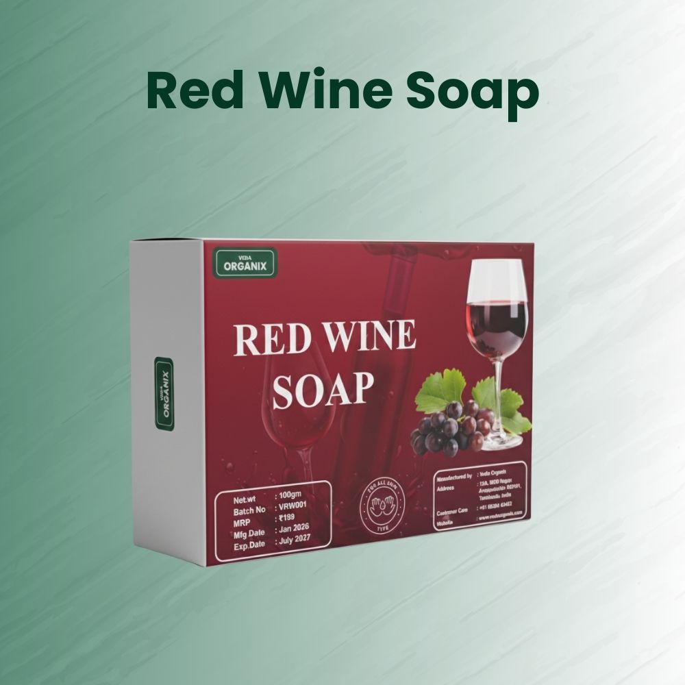 red wine soap